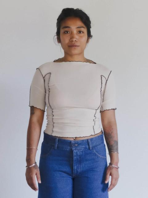 Omato 3/4 Tee Shirt
                  - Organic Cotton Rib