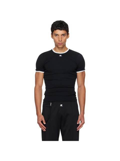 Black Signature Contrast T-shirt