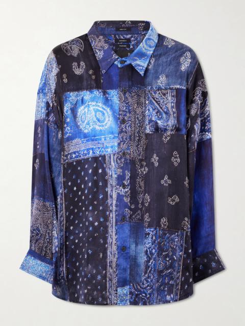 Bandana-print Silk Shirt