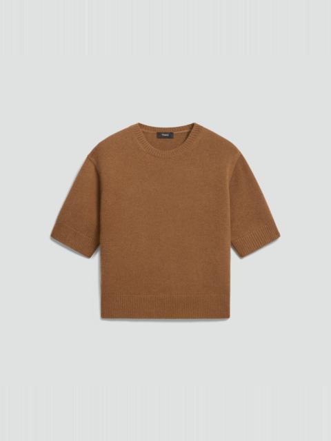 Cropped Tee in Cashmere