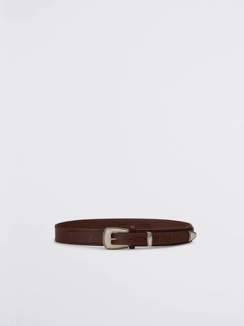 Lemaire MINIMAL WESTERN BELT | REVERSIBLE