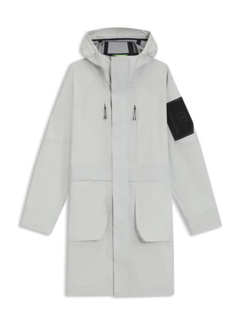 WATER-REPELLENT PARKA JACKET WITH SEALED SEAMS