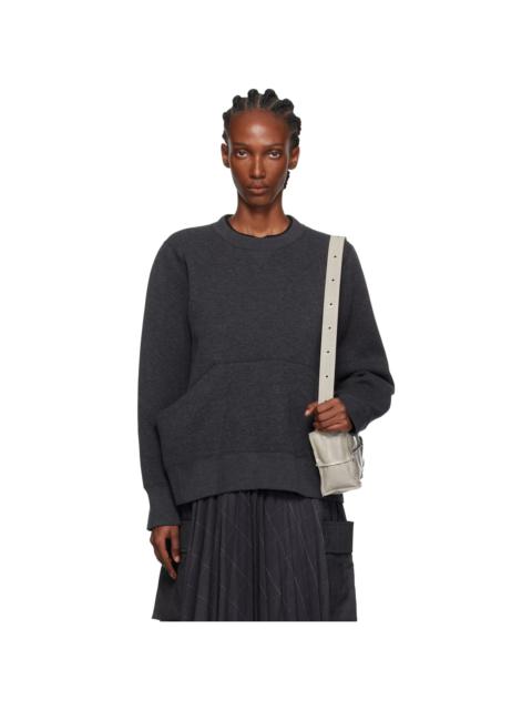 Gray Sponge Sweatshirt