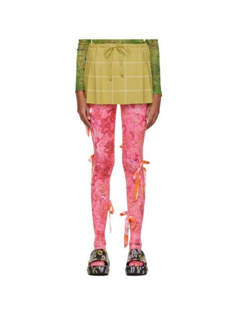 Green Thistle Miniskirt