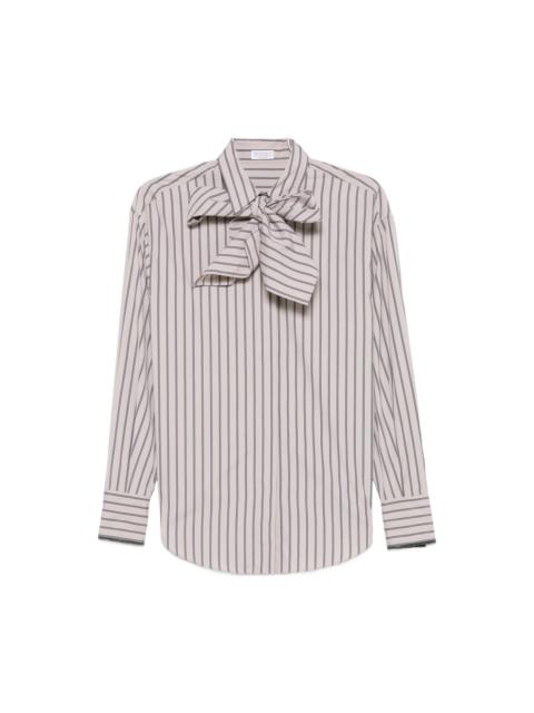 Striped cotton shirt