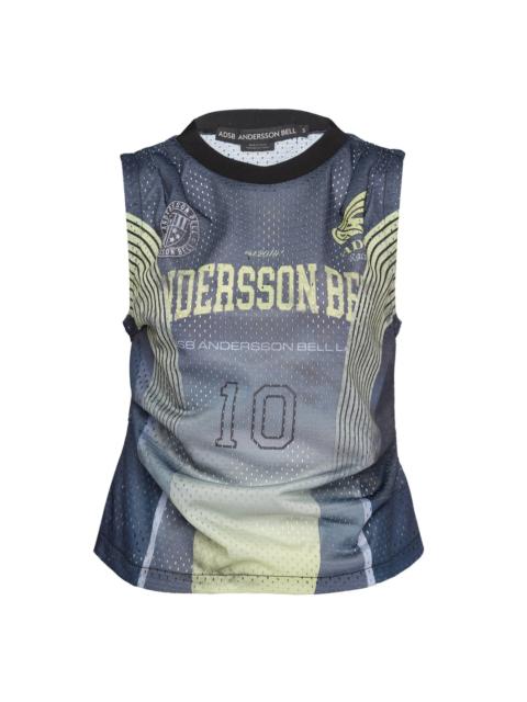 Racing Reworked Sleeveless Top