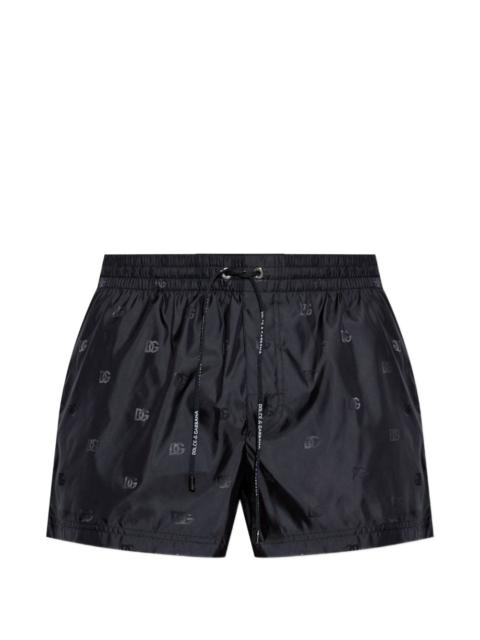 logo drawstring swim shorts