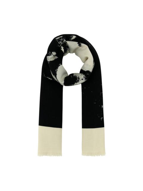 skull-print scarf