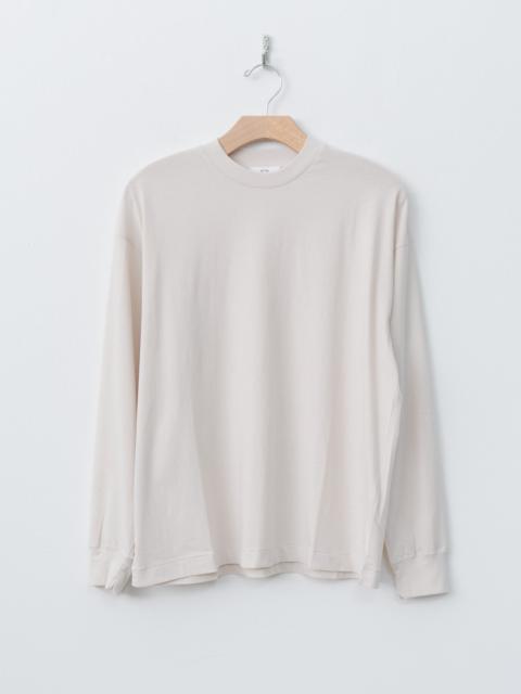 Fresca Nubuck Longsleeve T–Shirt - Warm White