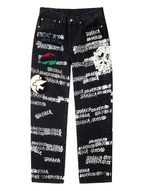 x Stussy x Our Legacy straight-leg jeans