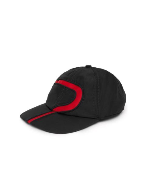 logo-embroidered cotton cap