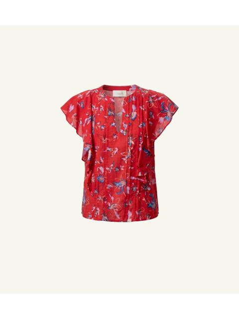 SHEENIE BLOUSE | FIORE ROSSO