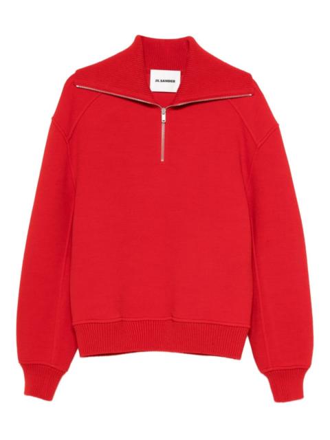 half-zip sweater