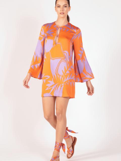 Mini Dress Gia - Orange Oasis