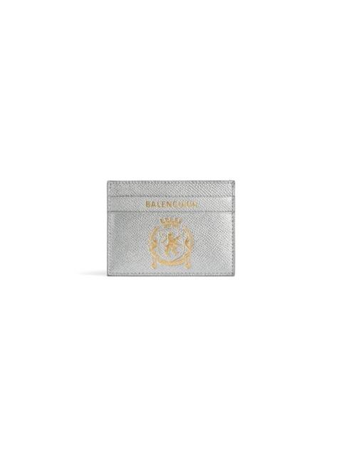 Men's Passport Card Holder in Silver
