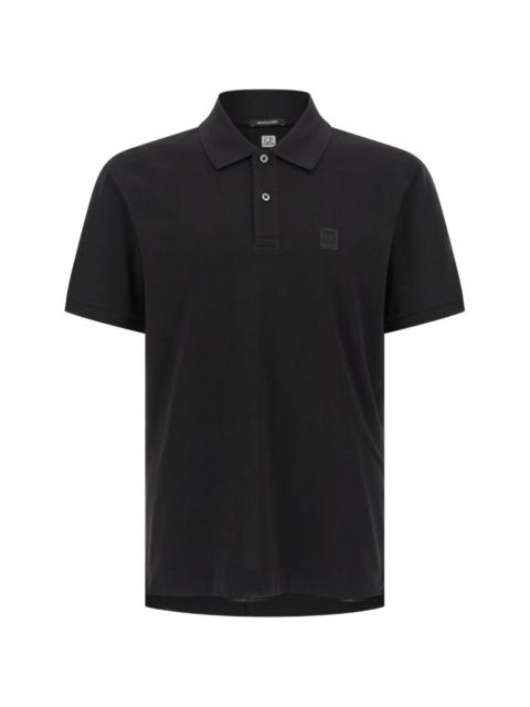 stretch logo polo shirt