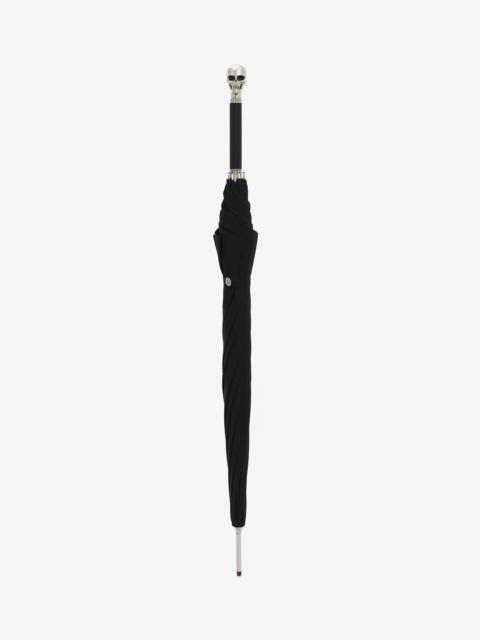 Skull Long Umbrella in Black