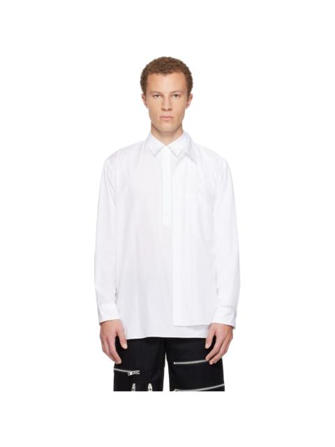 White Cotton Broad Shirt