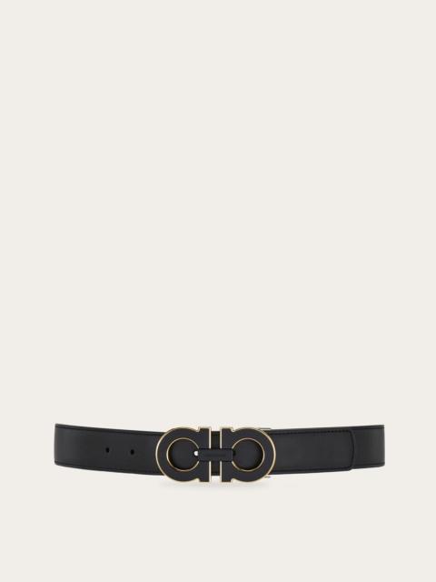 Reversible and adjustable Gancini belt