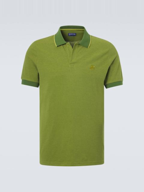 Cotton piqué polo shirt