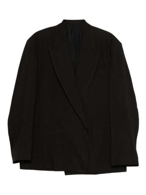 double-breasted blazer