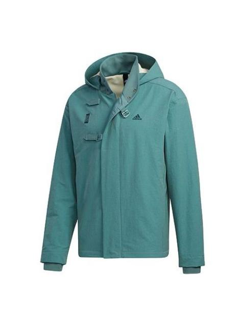 adidas Sports Hooded Jacket Men Green GM4467