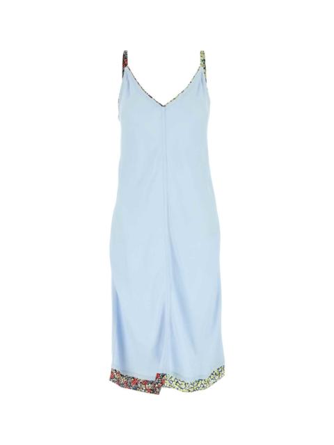 Light Blue Viscose Blend Dress