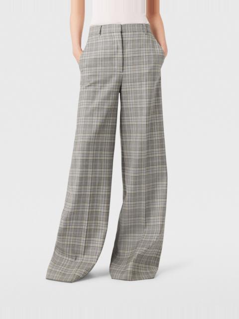High-Rise Wide-Leg Wool Pants