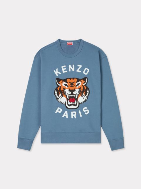 'Lucky Tiger' genderless embroidered sweatshirt