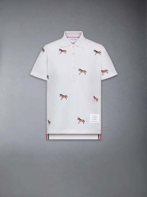 LUNAR NEW YEAR PIQUE HORSE EMBROIDERY POLO