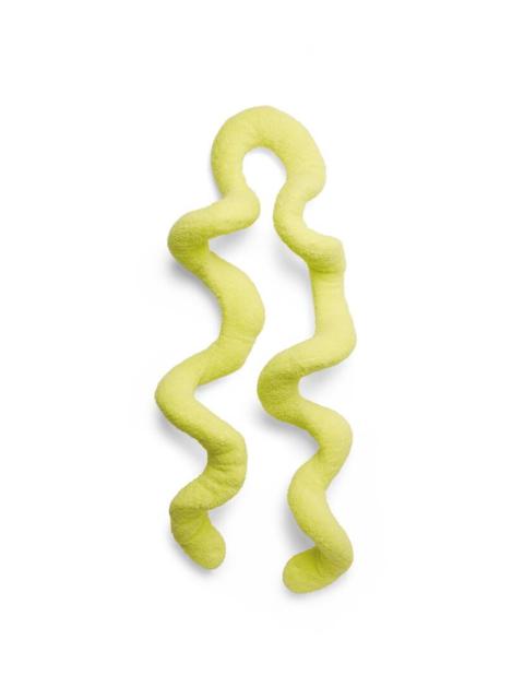 Wire Scarf in Fluo Yellow