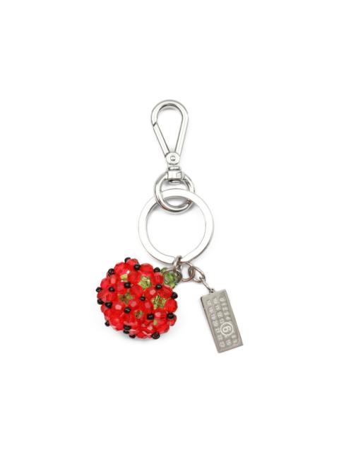 strawberry-shape keyring