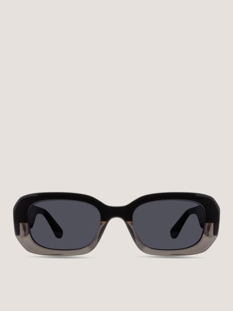 TWO-TONE RECTANGULAR SUNGLASSES