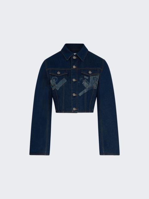 Denim Trompe L'oeil Jacket Vintage Blue
