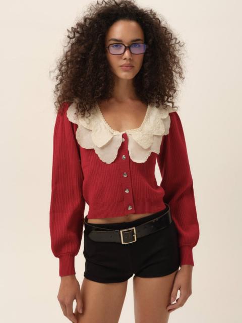 Charlotte Pointelle Cardigan