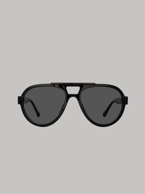Jurgen Aviator Sunglasses in Black