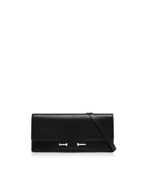 SUPPLE GRAIN LEATHER AUBE E/W SHOULDER BAG