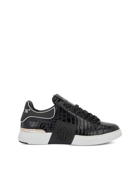 Phantom Kick$ Cocco embossed low-top sneakers