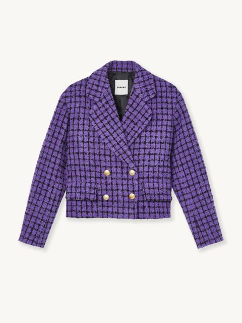 Cropped tweed jacket