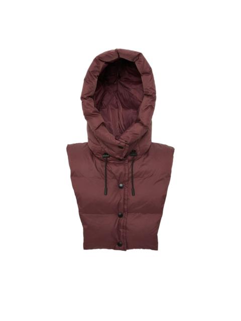 padded hood bib