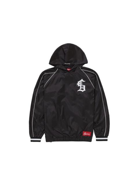 Supreme Hooded Warm Up Pullover Black