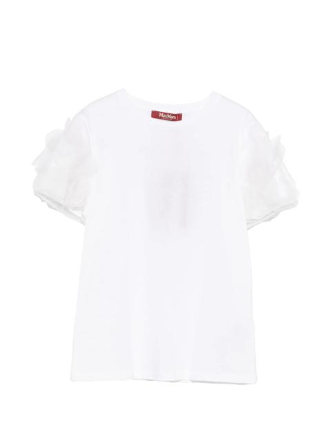 Max Mara Studio Ruffled Sleeve T-shirt