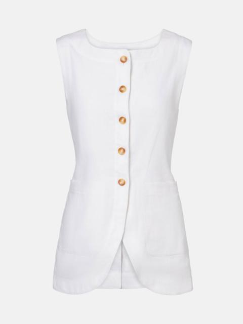 Emma linen vest