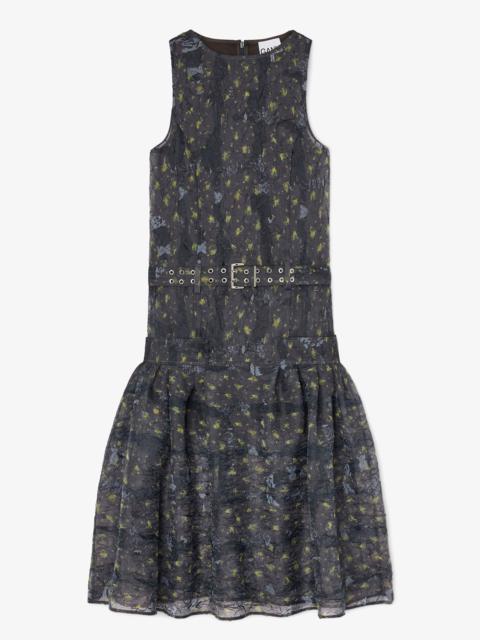 DRESS IN SHIBORI ORGANZA