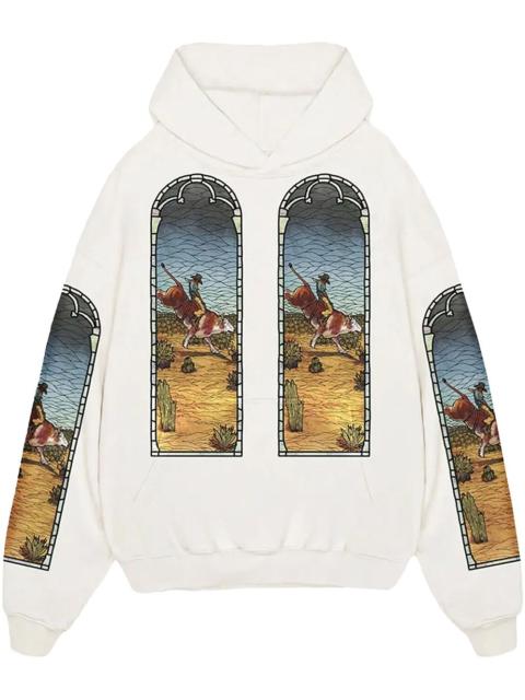 x EST Gee Stained Glass "White" hoodie
