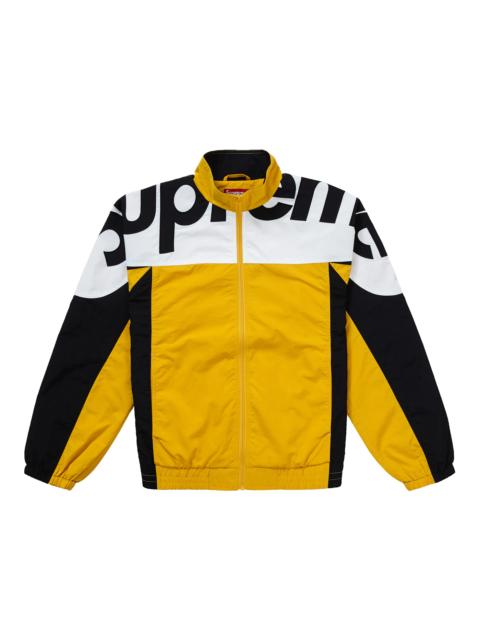 Supreme Shoulder Logo Track Jacket Gold
