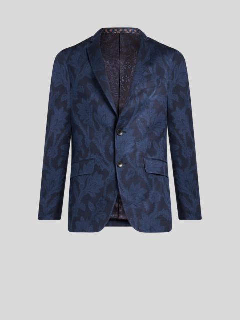 FLORAL LEAFY JACQUARD BLAZER