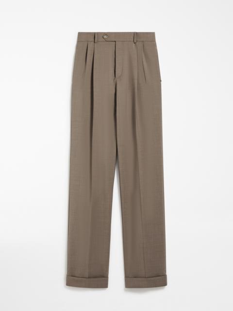 FERITO Low-rise stretch wool trousers