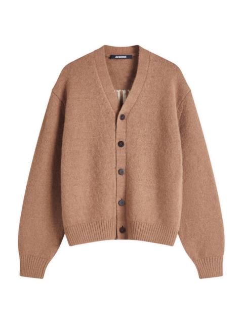 Jacquemus Instarsia Logo Back Cardigan