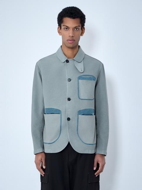 Contrast Pocket Work Jacket